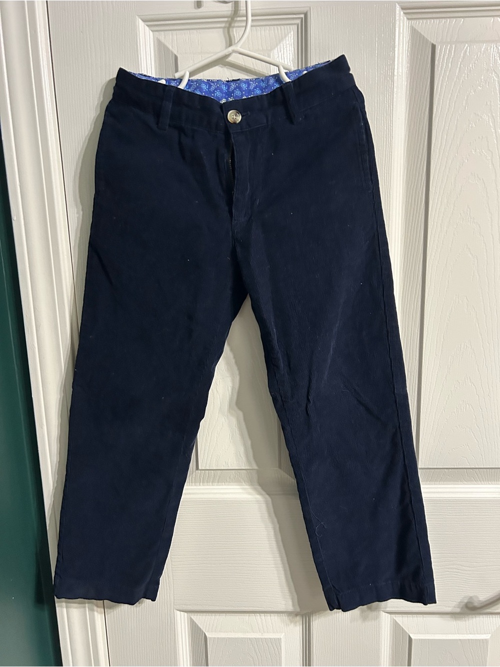 Kids Navy Blue Casual Pants